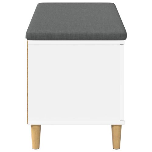 Пейка за коридор с възглавница с врата Бяло 60 x 38 x 46 см