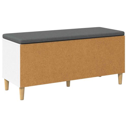 Пейка за коридор с възглавница с врата Бяло 60 x 38 x 46 см