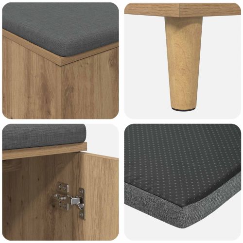 Пейка за коридор с възглавница с врата Дъб 60 x 38 x 46 см