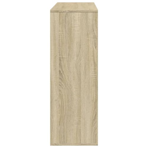 Разделител за стая, сонома дъб, 100x33x94,5 см, инженерно дърво