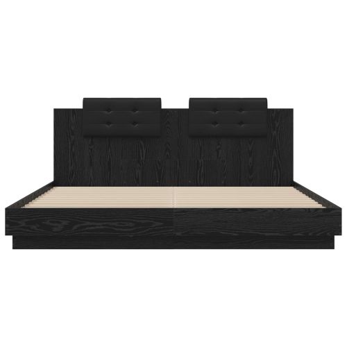 Леглова рамка с табла Черния дъб 180 x 200 cm Инженерно дърво