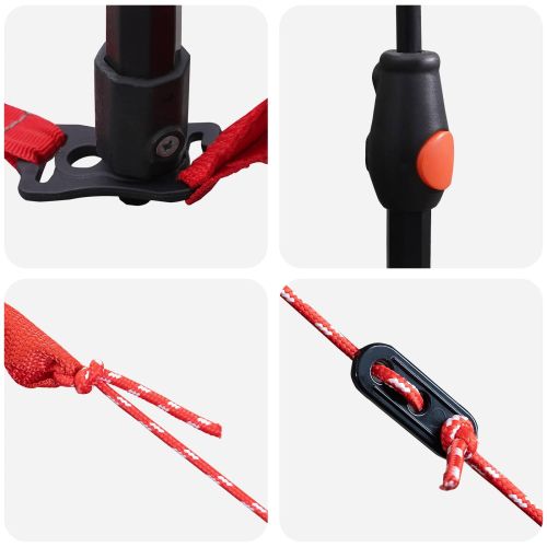 Бърза палатка със съхранение Сив 260 x 260 x 185 см Стомана