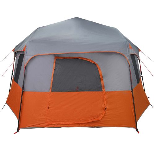 Бърза палатка ALTA Сив и оранжев 458 x 400 x 230 см Стомана
