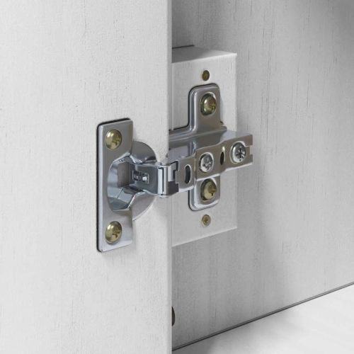 Шкаф за баня с рафт Бяло 35 x 30 x 85 см Солидно борово дърво