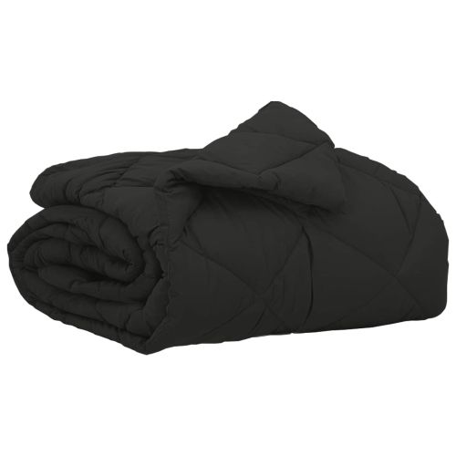 Летен юрган Черно 220 x 135 см Микрофибър