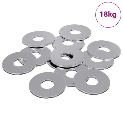 подходящ за плоски шайби 9000 pcs Сребрист Желязо