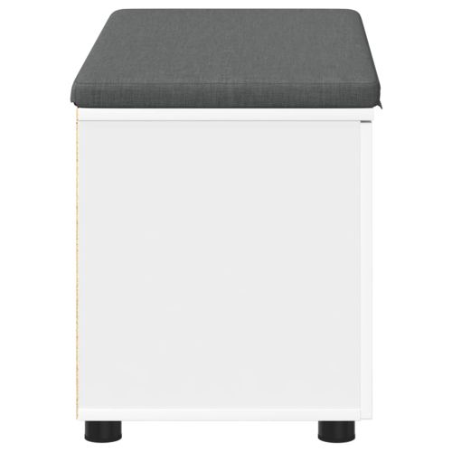 Пейка за коридор с възглавница с врата Бяло 80 x 46 x 46 см