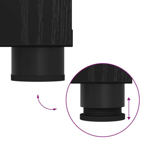 Пейка за коридор с възглавница Черния дъб 80 x 38 x 46 см