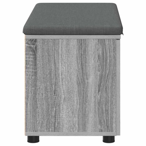 Пейка за коридор с възглавница Сив Сонома 80 x 46 x 46 см