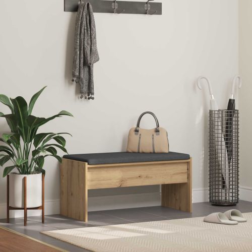 Пейка за коридор с възглавница Дъб 80 x 38 x 46 см