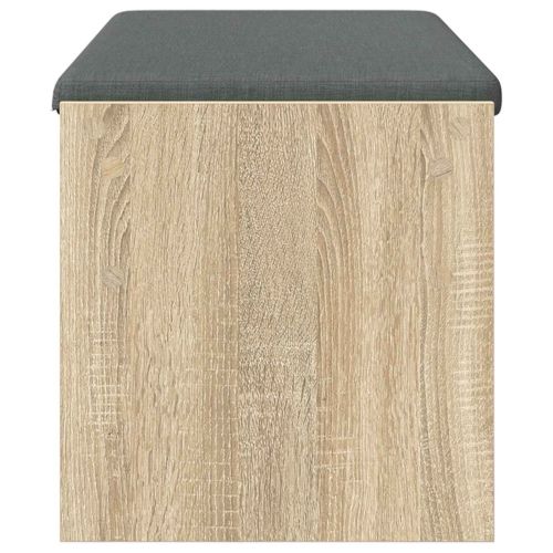 Пейка за коридор с възглавница Сонома дъб 100 x 38 x 46 см