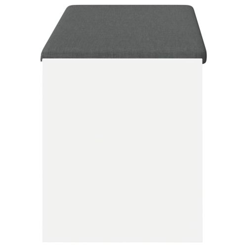 Пейка за коридор с възглавница с рафт Бяло 103 x 38 x 45 см