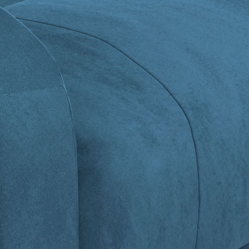 Електрически наклоняем стол, син, кадифе