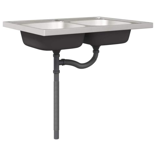 Кухненски шкаф с врата Kalmar Циментено сиво 80 x 46 x 81,5 см