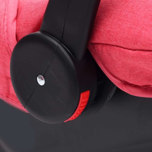 Бебешко столче за кола, червено, 42x65x57 см