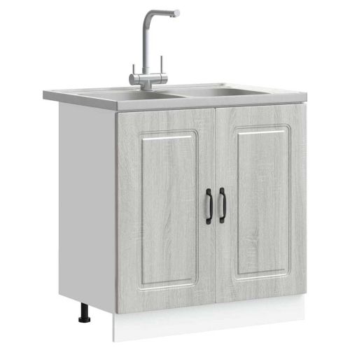 Кухненски шкаф с врата Kalmar Сив Сонома 80 x 46 x 81,5 см