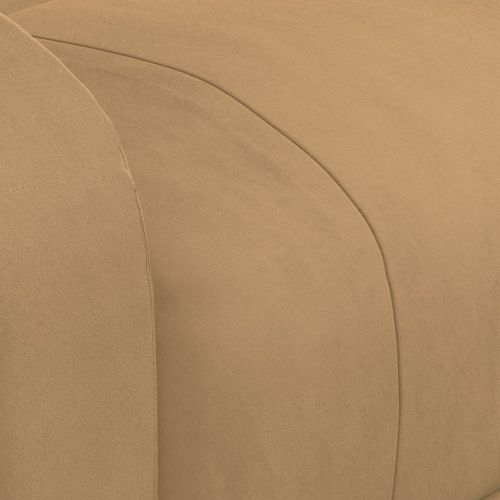 Реклайнер стол, кафяв, кадифе