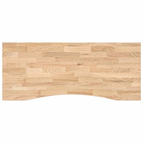 Бюро със съхранение Бял и натурален 120 x 60 cm Масивен дъб