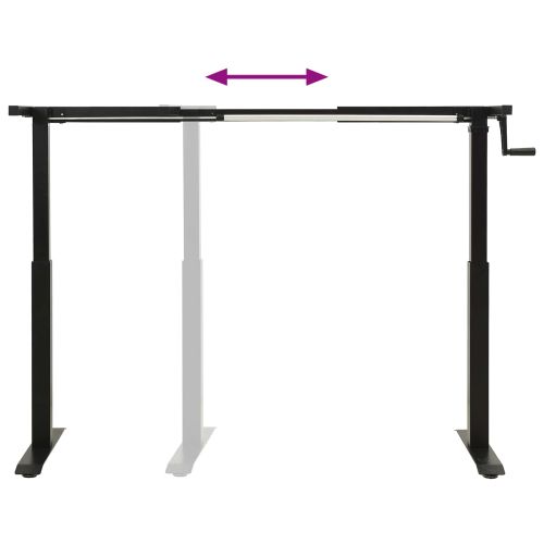 Бюро със съхранение Черен и тъмен кафяв 120 x 60 cm Масивен дъб