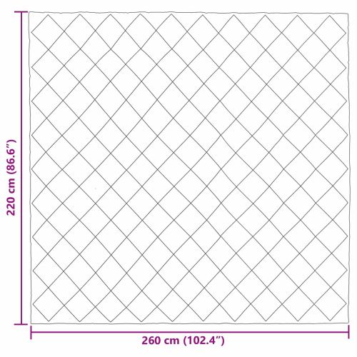 Пълно годишно юрганче Зелен 220 x 260 cm Микрофибър