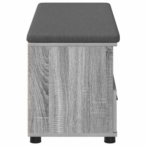 Пейка за коридор с възглавница Сив Сонома 100 x 38 x 46 см