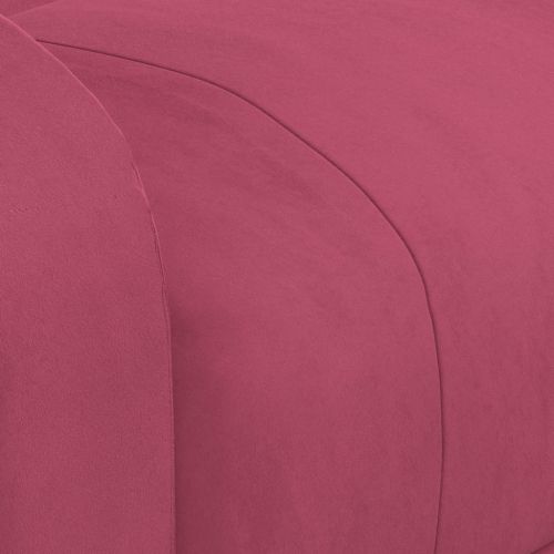 Изправящ стол, червен, кадифе