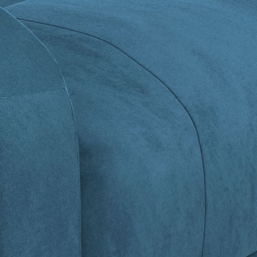 Изправящ стол, син, кадифе