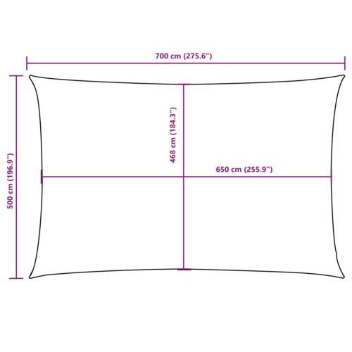 Платно-сенник, Оксфорд текстил, правоъгълно, 5x7 м, тъмнозелено