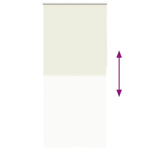 Затъмняваща ролетна щора 84,4x230 см, ширина на плат 80 см, почти бяла