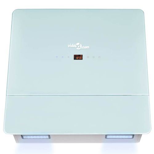 Абсорбатор, закалено стъкло, бял, 600 мм