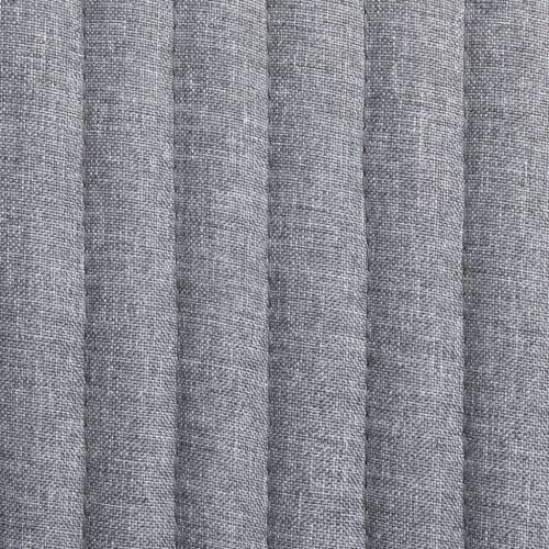 Трапезни столове, 2 бр, светлосиви, текстил