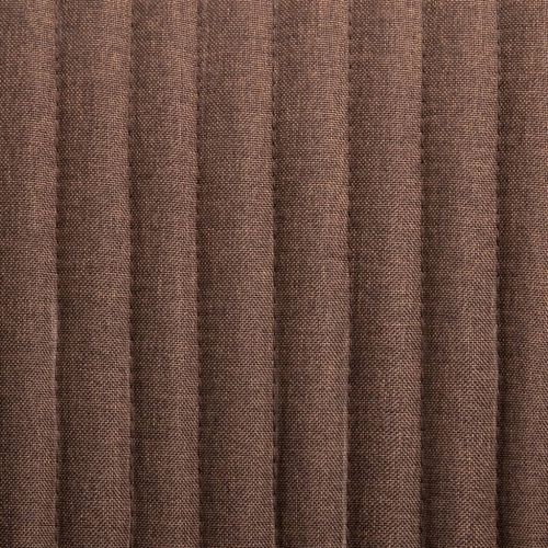 Трапезни столове, 4 бр, кафяви, текстил