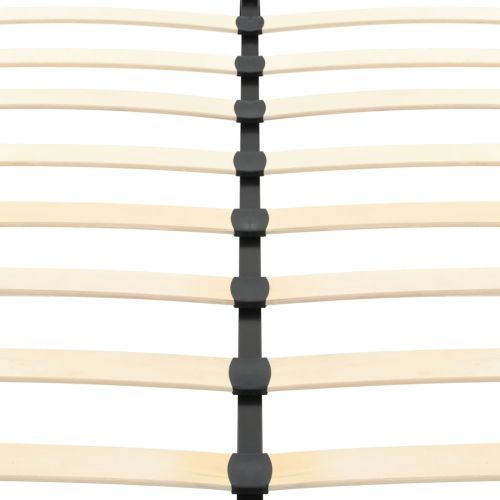 Рамка за легло без матрак, черна, изкуствена кожа, 200x160 см