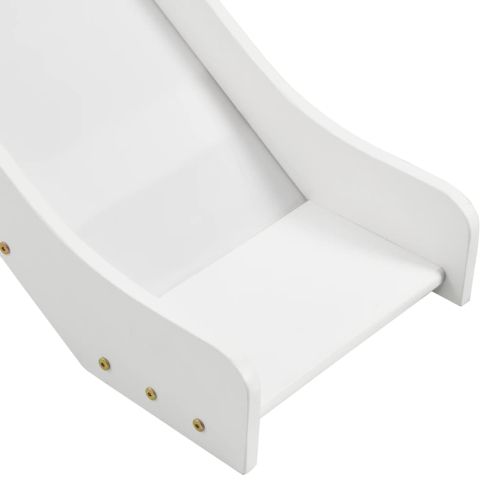 Високо детско легло с пързалка и стълба, бор, 97х208 см