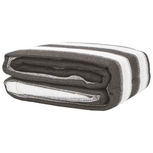 Килим за палатка, 250x300 см, антрацит и бяло