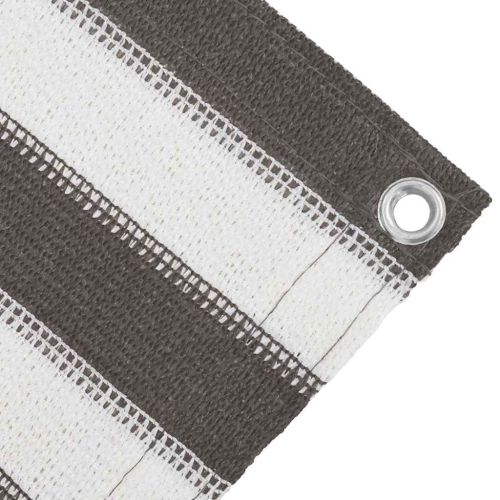 Килим за палатка, 250x300 см, антрацит и бяло