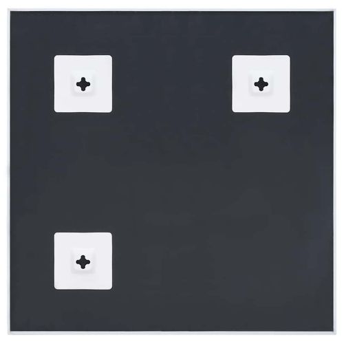 Огледало, бяло, 50x50 см