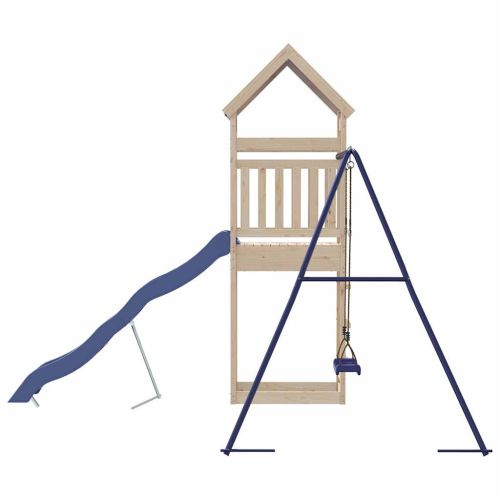 Комбинирано детско съоръжение за игра на открито, бор масив