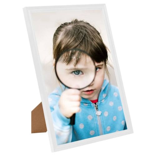 Фоторамки за колаж, 3 бр, за маса, бели, 13x18 см, МДФ