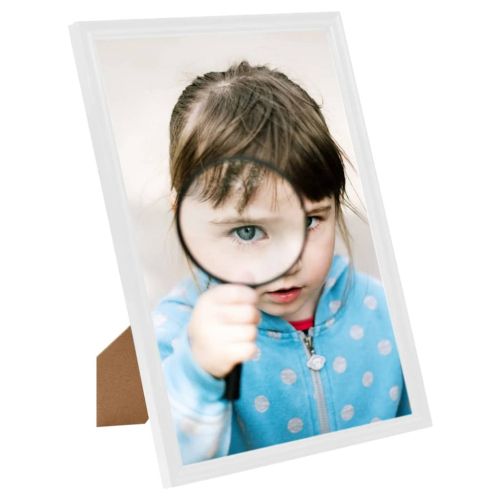 Фоторамки за колаж, 3 бр, за маса, бели, 15x21 см, МДФ