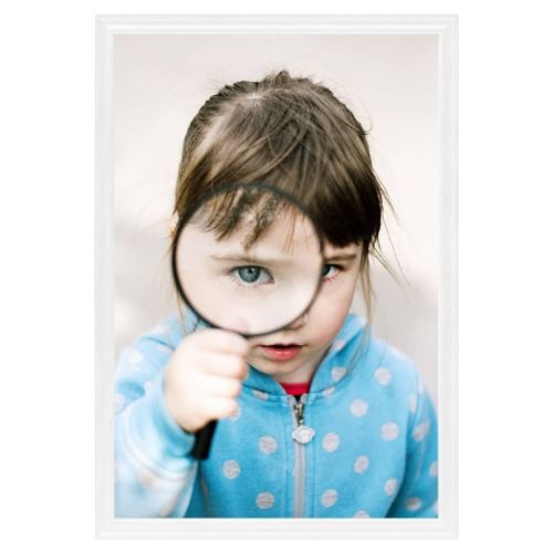 Фоторамки за колаж, 3 бр, за маса, бели, 15x21 см, МДФ