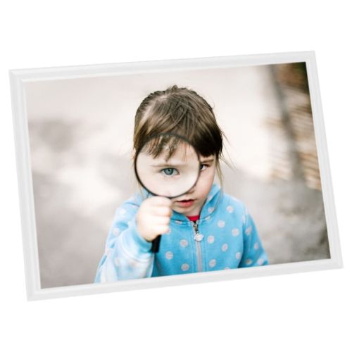 Фоторамки за колаж, 3 бр, за маса, бели, 15x21 см, МДФ