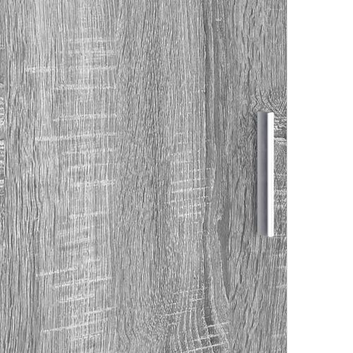 Бюро 2 pcs Сив Сонома