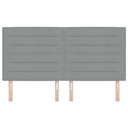 LED глава С LED лентисти светлини Светлосиво 180 cm Полиестер