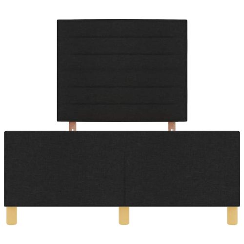 Рамка за легло с таблото Черно 120 x 190 cm текстил