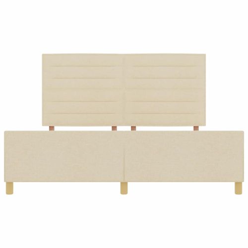 Рамка за легло с таблото Крем 180 x 200 cm текстил