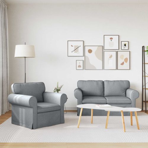 Диван 2 pcs Светлосиво