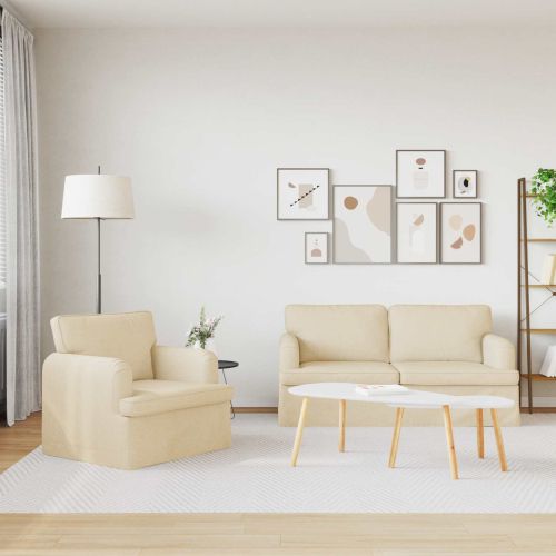 Диван 2 pcs Крем Метал