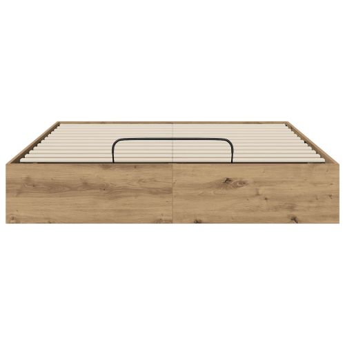 Отоманско легло Дъб 193 x 120 x 25 см Инженерно дърво