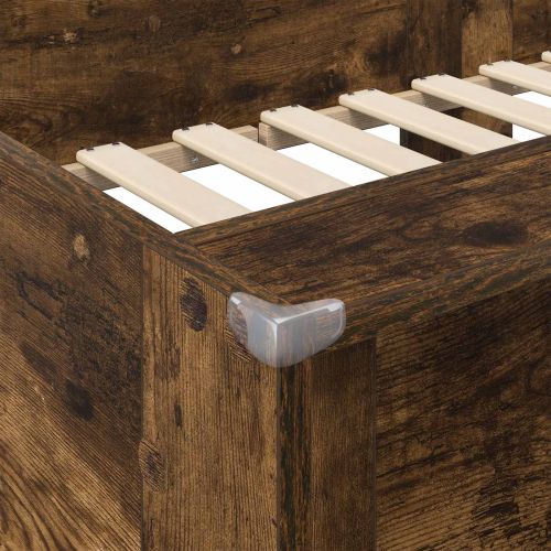 Двуетажно легло за деца Димян дъб 75 x 190 cm Инженерно дърво